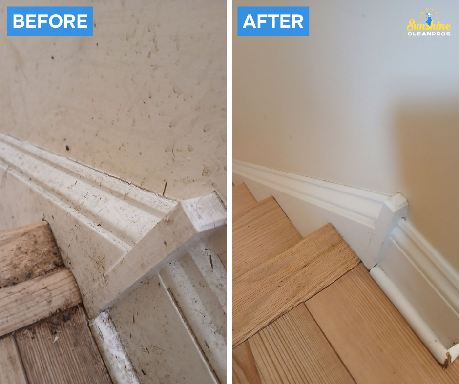 deep clean baseboard 1